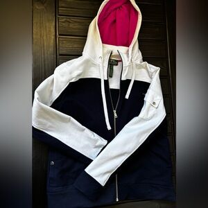 XL women Ralph Lauren zip up Active wear pretty